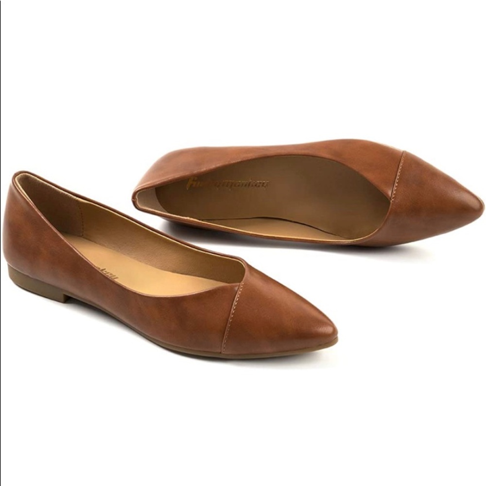 FUNKYMONKEY Women's Classic Ballet Flats Casual Comfort Slip On Flats Shoes